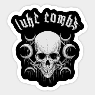 luke combs in the darkness Sticker